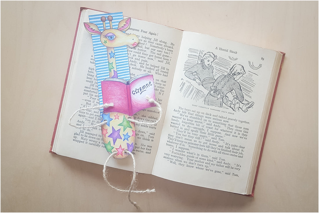 #MyHappyCrafts: Giraffe Bookmark