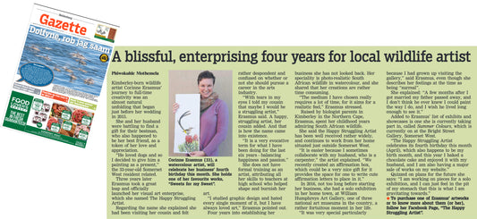 In the news: Interview with the Helderberg Gazette